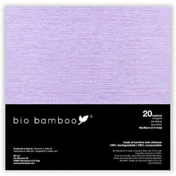 Viscosa di Bambù Violette – Set 20, 40x40 cm