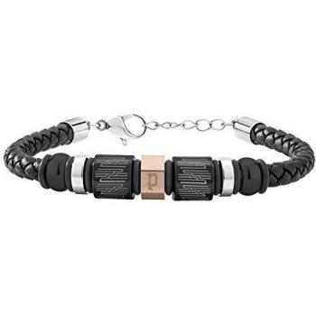 Pulsera Police Kaibab PJ.26473BLB-01 hombre acero y cuero