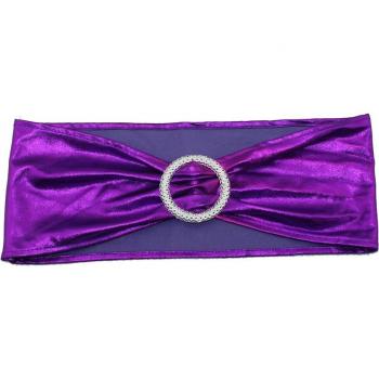 Faja de Estilo Metálico para Silla de Banquete