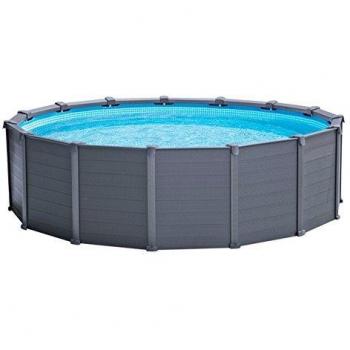 Piscina Intex graphite con pompa a sabbia, 478x124 cm