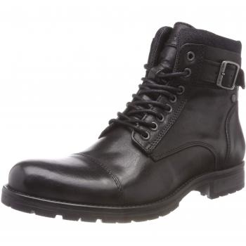 Jack & Jones Jfwalbany Cuir Anthracite Noos, Bottes Classiques Homme, Gris, 46 EU