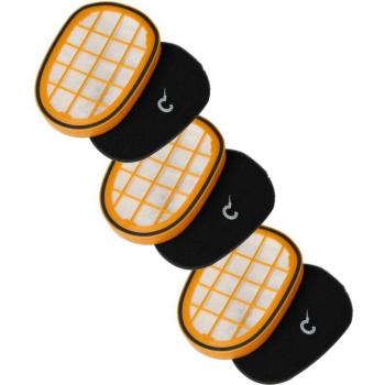 Vhbw 3x Motor Filter Kit for Philips SpeedPro Max Aqua Plus XC8347/01, XC8349