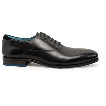 Men’s Dean Oxford Smart Leather Shoes – Black (OSWIN HYDE)