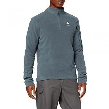 Odlo Bernina‑Midlayer Herrenpullover 1/2 Zip – Dunkles Slate –
