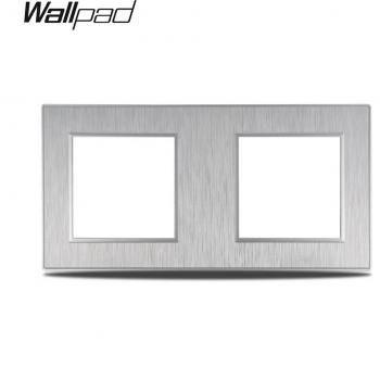Imitation Aluminum Silver Switch Socket Cover, 172*86mm