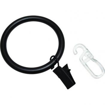 Eisen-Gardinenhaken mit Clip – 20‑Stückes Set (D50 mm)