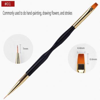 Double Headed Nail Art Brush and Dotting Tool