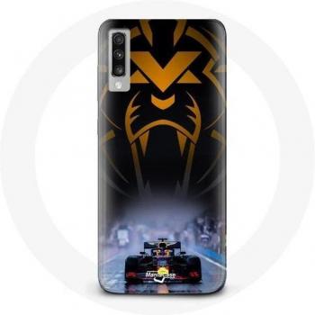 Case Galaxy A70 F1 Sebastien Vettel Pilota Auto Nero