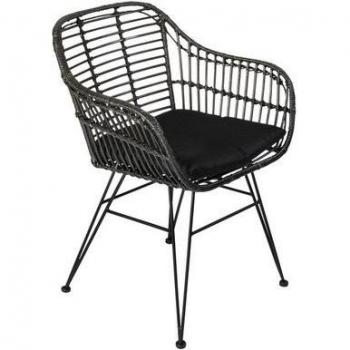 Rattanstuhl Antalya von Loreno®, komfortabel und stilvoll, Sitzhöhe 43 cm