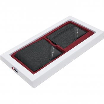 Taille Unique Tom Hilfiger Coffret Noir Saffiano Wallet