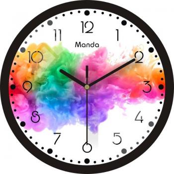 Reloj Mural Estrella Parpadeante