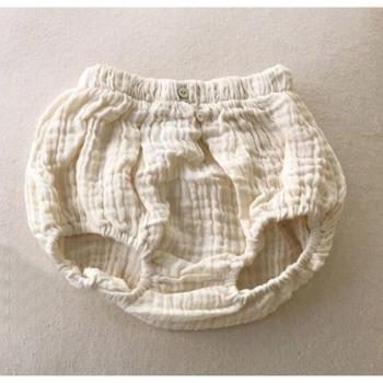 SoftStep Newborn Cotton Linen Shorts