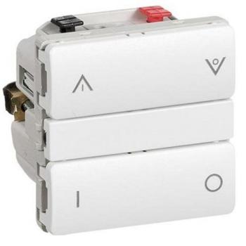 Modul 1 Lysdaemper 250W Kombi Universale IHC Wireless Fuga 230V AC Bianco Domotica