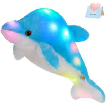 Delfín de Peluche Iluminado de 18 Pulgadas