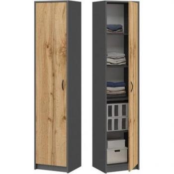 Armoire de rangement « Wotan » – bureau et chambre, 4 étagères