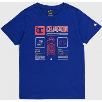 T-shirt Bambino Blu Scuro Basket in Cotone