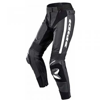 SPIDI RR Pro 2 Damen Motorrad Lederhose (Schwarz/Weiß, 46)