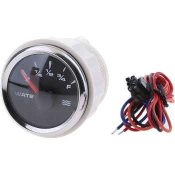 9-32V Chrome Water Level Gauge for Marine and RV Applications