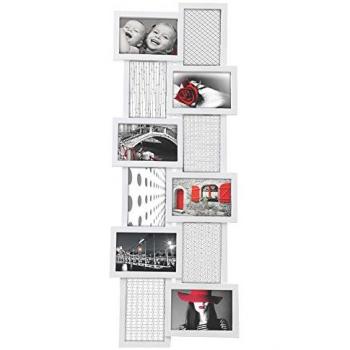 Cornice 12 Foto Easy in Bianco 82x30