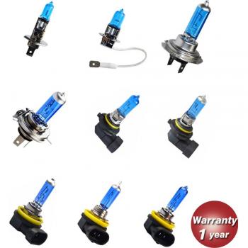 Hippcron Halogen Scheinwerferlampe Blau H7 100W 5000K