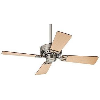 Ventilateur Plafond Bayport 107 cm Nickel Hunter