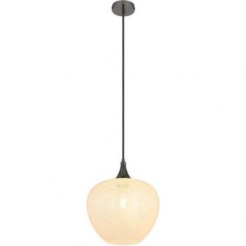 Lampada a Sospensione LED Vetro Opalino 1E27 Caldo per Sala Pranzo