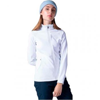 Capa Polar Forro de Cremallera Blanca Xs