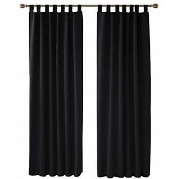 Deconovo Bedroom Tie‑Back Blackout Curtains – 46x54