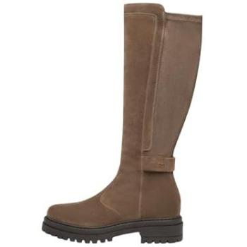Stivale Marrone Giardini Donna in Suede con Monogramma