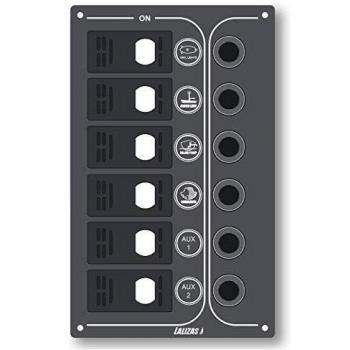 Interruptor Waterproof Lalizas SP Offshore en Color Charcoal