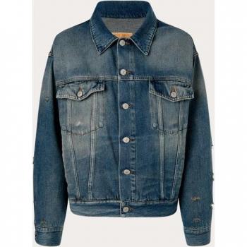 MM6 Maison Margiela Blue Denim XS Women's Jacket