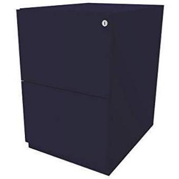 Rollcontainer Note™ mit 2 Hängeregistraturen von BISLEY, anthrazitgrau
