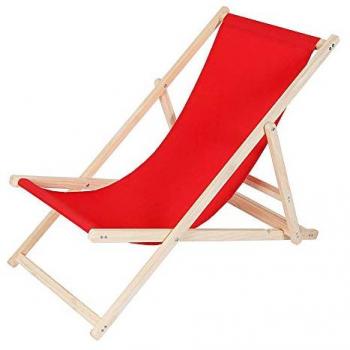 Siège Pliant Beach « Red Comfort »