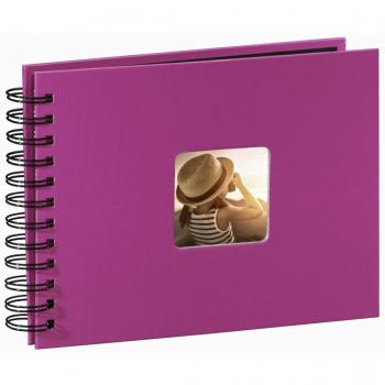 Hama 24x17cm Pink Spiral Photo Album – 50 Black Pages