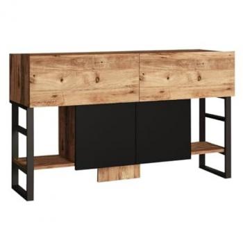 Console avec rangements style industriel TARI CONCEPT USINE