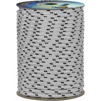 Corda nautica intrecciata Corderie Italiane 006000501, 10 mm, 20 metri, bianco con segnalino blu