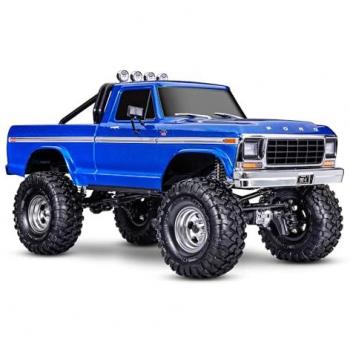 Traxxas TRX-4 79 Ford F150 High-Trail 1/10 Crawler RTR blau Brushed, ohne Akku und Ladegerät (RTR Ready-to-Run)