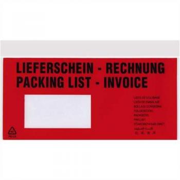 TURA® Versandtaschen, DIN lang, mit Druck Lieferschein und Rechnung