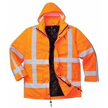 Portwest R460 RWS Traffic Jacket, Large, Orange