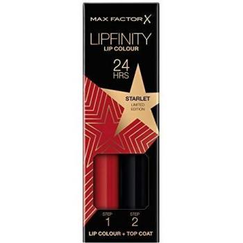 Max Factor Lipfinity Rising Stars langanhaltender flüssiger Lippenstift mit Balsam Farbton 88 Starlet 2 St