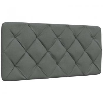 VidaXL 100 cm Tamsiai Pilka Fabric Neck Cushion