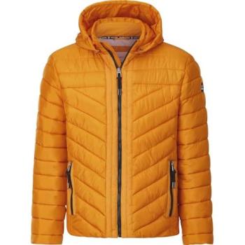 Herren-Steppjacke MALISSO Orange – Größe 58 – aus 100 % Polyester (Coolmax)