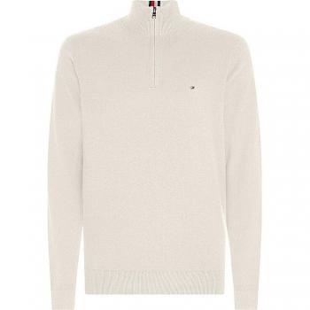 Tommy Hilfiger Herren Troyer Pullover Weiß XXL Regular Fit