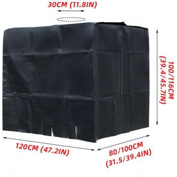 Cubierta de polvo para tanque IBC