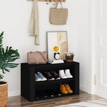 Sapateira Moderna 75x35x45 cm Preto