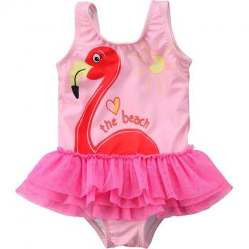 Flamingo Sleeveless Tankini for Kids