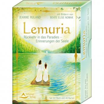 Lemuria – Rückkehr in das Paradies – Erinnerungen der Seele: Set mit Buch und 40 Karten