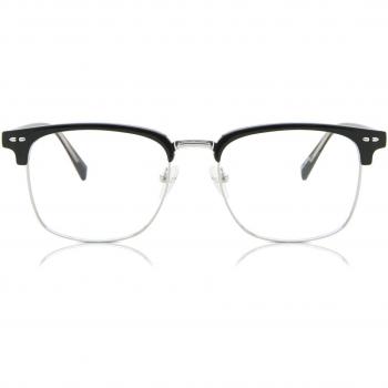 Monture de lunettes de vue pour homme, noir, style browline, protection lumière bleue – SmartBuy Collection
