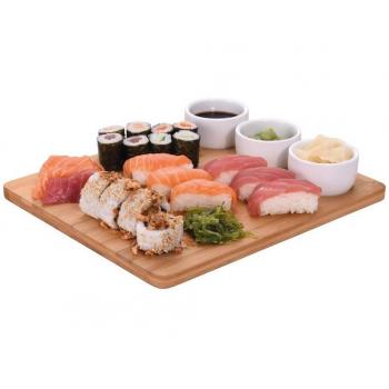 Set di Stoviglie in Bambù per Snack e Sushi