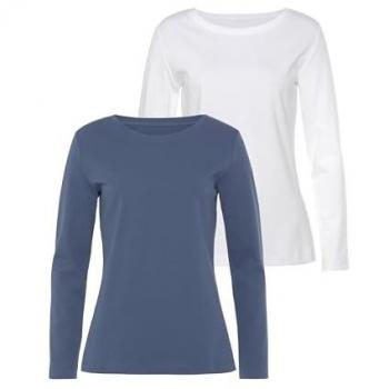Vivance Langarmshirt »aus reiner Baumwolle«